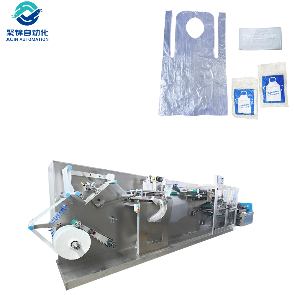 Automatic PE apron making machine