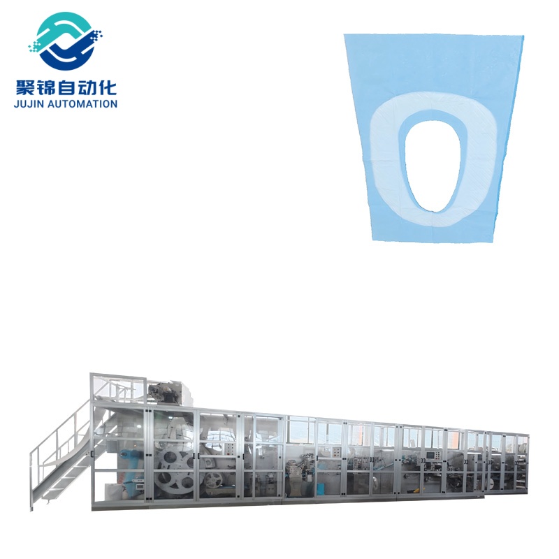 Automatic Cotton Added Toilet Seat Pad Making Machine